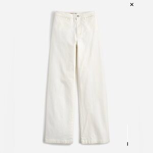 Madewell Women's Cream Flare & Wide Leg Jeans